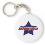 Super Dad Fathers Day Keychain