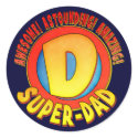 Super Dad Father's Day Stickers