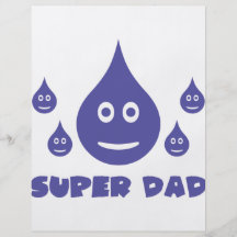 super dad icon custom flyer