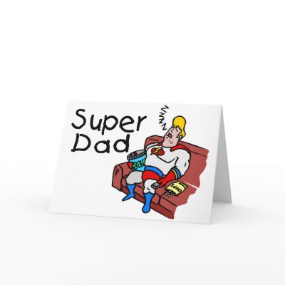Super Dad (Sleeping) Card by CelebrationZazzle