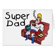 Super Dad (Sleeping) Greeting Card