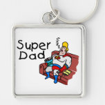 Super Dad (Sleeping) Key Chains