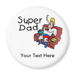Super Dad (Sleeping) magnets