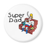 Super Dad (Sleeping) magnets