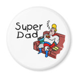 Super Dad (Sleeping) magnets