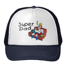 Super Dad (Sleeping) Mesh Hats