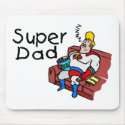 Super Dad (Sleeping) mousepads