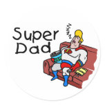 Super Dad (Sleeping) stickers