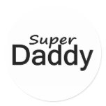 Super Daddy stickers
