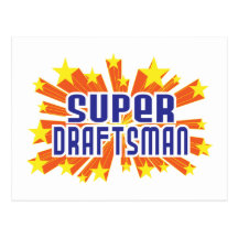 Super Draftsman Postcard