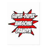 Super Duper Awesome Grandpa Post Card