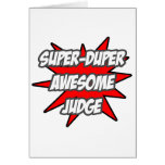 Super Duper Awesome Judge Cards