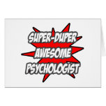 Super Duper Awesome Psychologist Cards