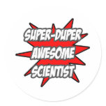 Super Duper Awesome Scientist stickers