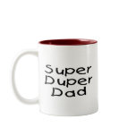 Super Duper Dad 2 mugs
