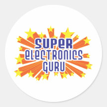 Super Electronics Guru Stickers