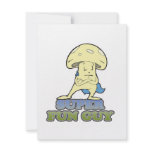 super fun guy fungi mushroom invitations