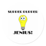 Super Genious? Round Stickers
