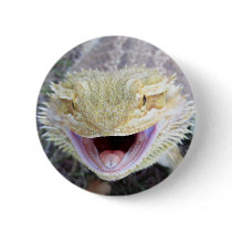 Super Happy Bearded Dragon Pinback Buttons
