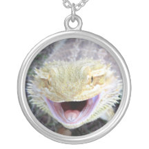 Super Happy Bearded Dragon Necklace