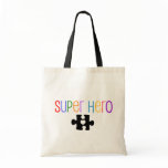 Super Hero Autism Tote Bag