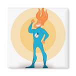 Super Hero Flame magnets