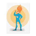 Super Hero Flame postcards