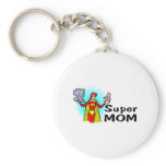 Super Mom (Corporate) Keychain