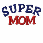 Super MOM Embroidered Polo Shirt embroidered shirts