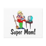 Super Mum (4 Arms) postcards