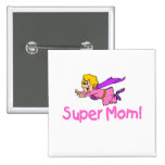 Super Mum (Flying) Buttons
