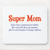 Super Mum with super powers t-shirts and gifts.