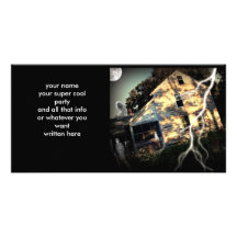 Super-Natural Halloween Invite Personalized Photo Card