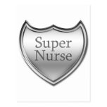 Super Nurse Emblem Post Card