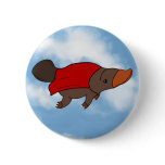 Super Platypus Pinback buttons
