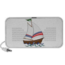Super Sailboat Laptop Speakers