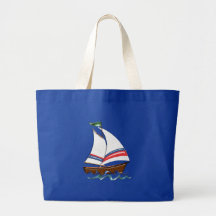 Super Sailboat Tote Bag