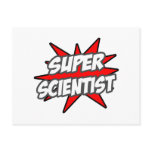 Super Scientist postcards