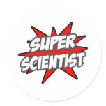 Super Scientist stickers