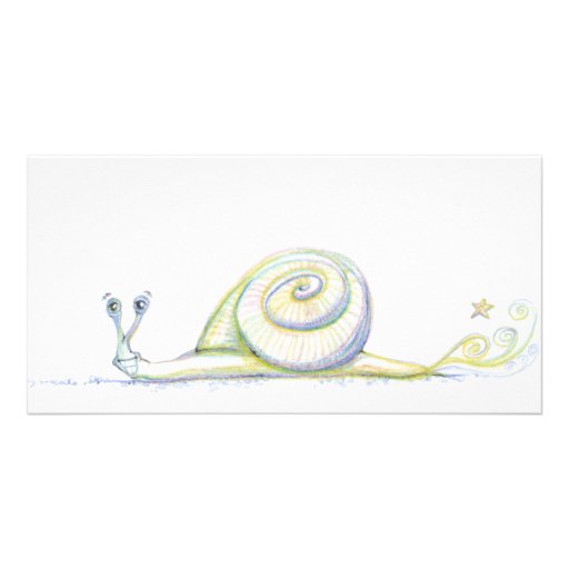 Super Snail Photo Greeting Card