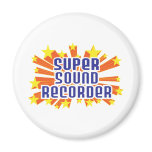Super Sound Recorder Fridge Magnets