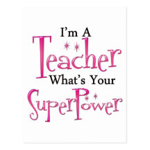 Super Teacher Postcards