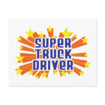 Super Truck Driver Postcard