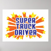 Super Truck Driver Poster