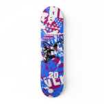 SuperBowl Graffiti skateboard
