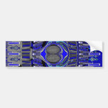 Superfly in dark blue bumper stickers