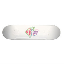 Supergirl Love & Harmony Custom Skateboard