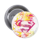Supergirl Retro Logo Pinback Buttons
