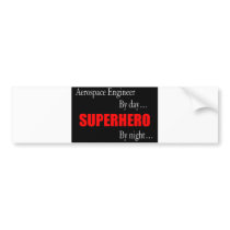 Superhero Aerospace Engineer Bumper Stickers