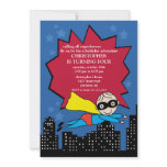 Superhero Birthday Party Invitation